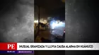 Huánuco: Inusual granizada y lluvia alarmó a vecinos y transeúntes