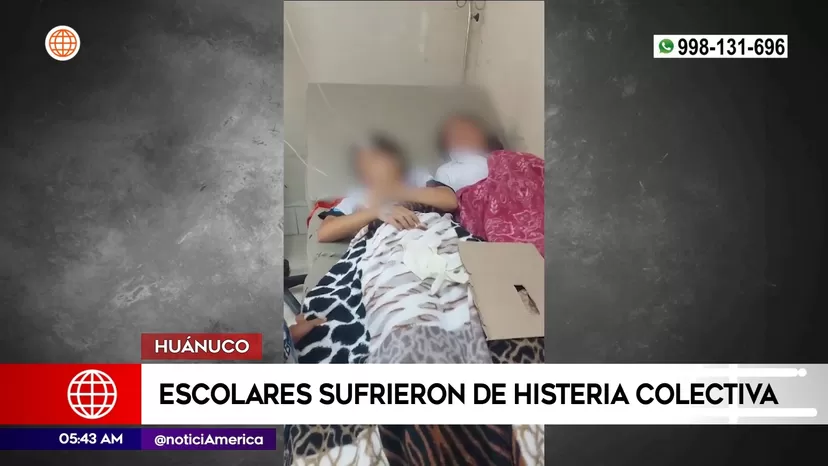 Huánuco: Más de 40 escolares sufrieron de histeria colectiva