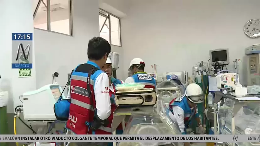 Huánuco: pacientes recién nacidos serán trasladados a Lima desde zonas afectadas por lluvias