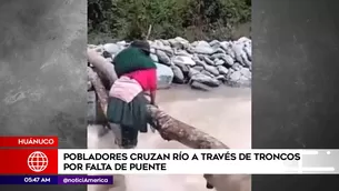 Falta de puentes en Cajamarca. Foto y video. América Noticias