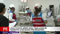 Puente aéreo traslada a enfermos de la sierra a Lima. Foto: América TV