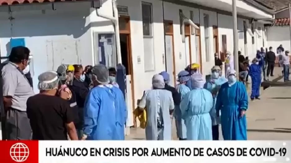 Huánuco requiere entre 350 y 400 balones de oxígeno por día. Video: América