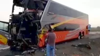 El accidente ocurrió en el kilómetro 159 de la Panamericana Sur. Foto-Video: Canal N