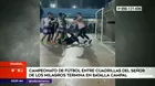 Huaral: Campeonato de fútbol entre cuadrillas del Señor de los Milagros terminó en batalla campal