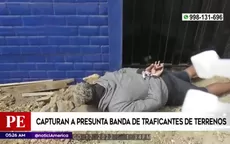 Huaral: Capturan a presunta banda de traficantes de terrenos - Noticias de maria-pia