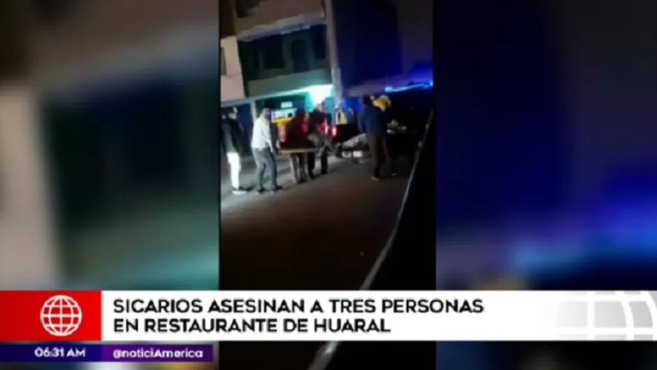 Ocurrió en Huaral. Foto: América TV Ocurrió en Huaral. Foto: América TV