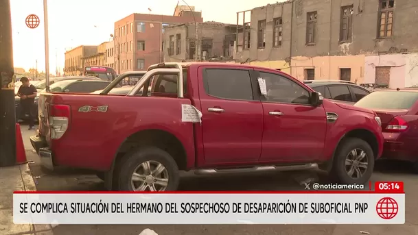 Huaraz: Hallan sangre en vehículo de policía tras desaparición. Foto: América Noticias Huaraz: Hallan sangre en vehículo de policía tras desaparición. Foto: América Noticias