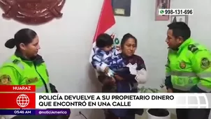 Mujer recuperó su dinero en Huaraz. Foto y video: América Noticias