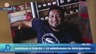 Huarmey: asesinan a chofer y lo abandonan en descampado