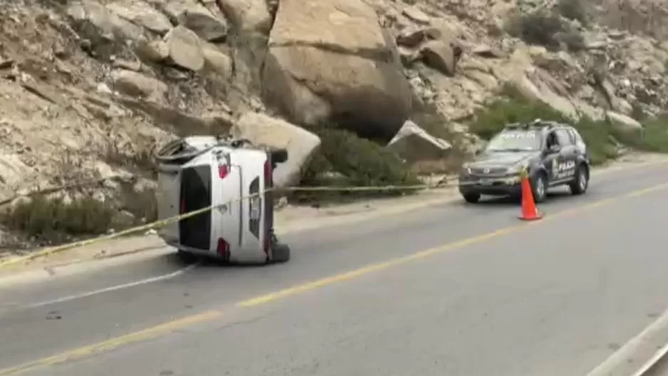 Mujer policía se dirigía hacia Lima cuando protagonizó el accidente / Captura: Canal N