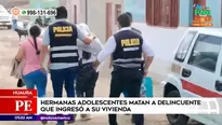 Hermanas mataron a delincuente en Huaura. Foto y video: América Noticias