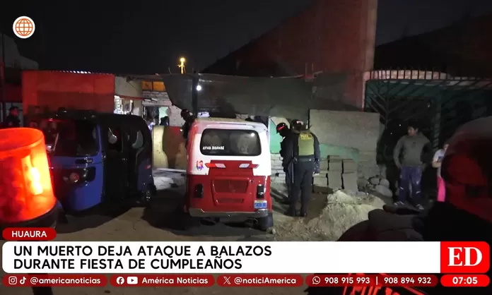 Un muerto y tres heridos deja ataque armado en Huaura