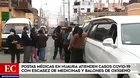 Huaura: Postas médicas atienden casos de COVID-19 con escasez de medicinas y balones de oxígeno 