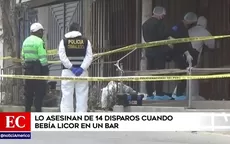 Huaycán: Asesinan a hombre de 14 disparos cuando bebía licor en un bar - Noticias de asesinan
