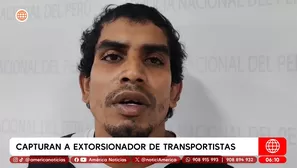 Huaycán: Cae 'Pestañita', sujeto que extorsionaba a choferes. Foto y video: América TV