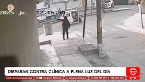 Huaycán: Clínica atacada a balazos, investigan posible extorsión. Foto y video: América TV