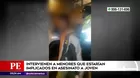 Huaycán: Intervienen a menores que estarían implicados en asesinato a joven