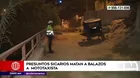 Huaycán: Presuntos sicarios mataron a balazos a mototaxistas