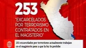 Ex presidiarios por terrorismo formando el mañana del Perú