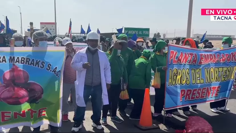 Huelga nacional de trabajadores del Senasa afecta frontera con Chile