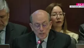 Canciller Hugo de Zela pide en la OEA que el asilo diplomático no se use para evitar la justicia en casos de delitos comunes. / Video: Canal N