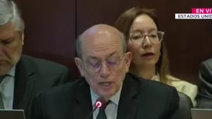 Canciller Hugo de Zela pide en la OEA que el asilo diplomático no se use para evitar la justicia en casos de delitos comunes. / Video: Canal N