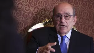 Hugo de Zela renuncia a la Cancillería por crisis de aviones. Foto: Andina. Video: AN 