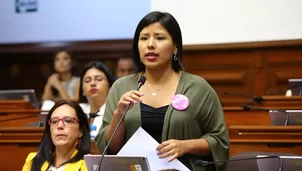 Indira Huilca, miembro de la Comisión Permanente. Foto: El Comercio