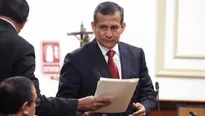 Ollanta Humala se refirió al equipo especial Lava Jato. Foto: El Comercio