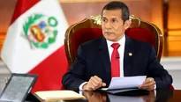 Ollanta Humala, presidente de la República. Foto: Andina