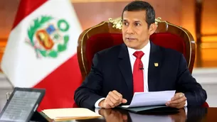 Ollanta Humala, presidente de la República. Foto: Andina