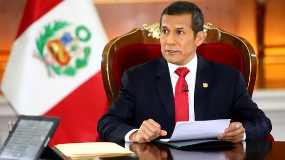 Ollanta Humala, presidente de la República. Foto: Andina