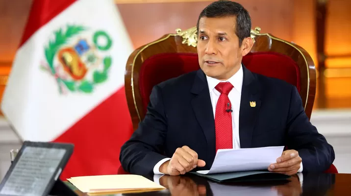 Ollanta Humala, presidente de la República. Foto: Andina
