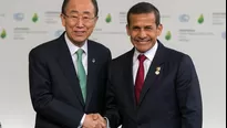 Ollanta Humala participa de la cumbre del cambio climático COP 21. Foto: EFE