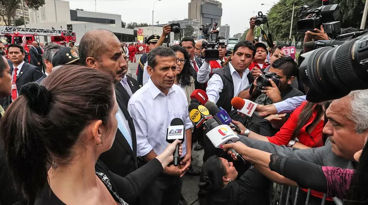Ollanta Humala, presidente de la República. Foto: Andina Ollanta Humala, presidente de la República. Foto: Andina