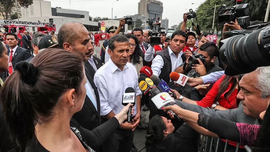 Ollanta Humala, presidente de la República. Foto: Andina