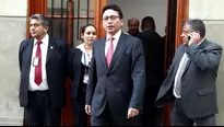 Humberto Abanto informó que desistió de asumir la defensa de Nicanor Boluarte. / Video: Canal N