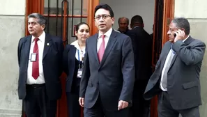 Humberto Abanto informó que desistió de asumir la defensa de Nicanor Boluarte. / Video: Canal N