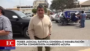 Humberto Acuña, congresista de Alianza Para el Progreso.