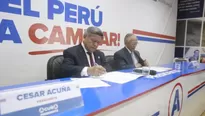  Humberto Lay dijo que confía en la gestión de Acuña cuando fue alcalde y presidente regional / Foto: Andina