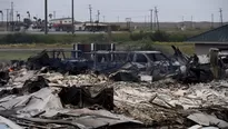 Huracán Harvey llegó a tierra firme. Foto: AFP