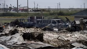 Huracán Harvey llegó a tierra firme. Foto: AFP