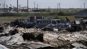 Huracán Harvey llegó a tierra firme. Foto: AFP