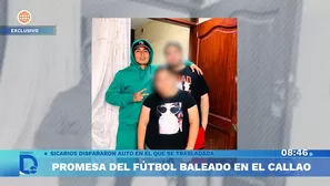 Ian, una joven promesa del fútbol, fue silenciado por las balas. Foto y video: América TV