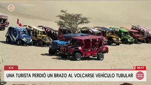 Ica: Accidente en tubular en la Huacachina deja a turista extranjera sin un brazo. Foto y video: América Noticias
