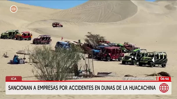 Ica: Accidente en tubular en la Huacachina deja a turista extranjera sin un brazo. Foto: América Noticias
