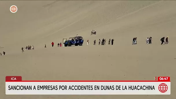 Ica: Accidente en tubular en la Huacachina deja a turista extranjera sin un brazo. Foto: América Noticias