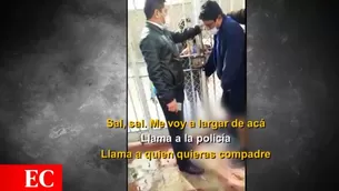 El paciente también será denunciado por la fiscalía. Foto y video: América Noticias