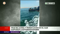 Captura de extorsionadores en Ica. Foto y video: América Noticias