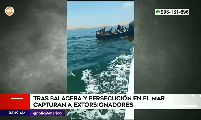 Ica Capturan A Extorsionadores Tras Balacera Y Persecuci N En El Mar